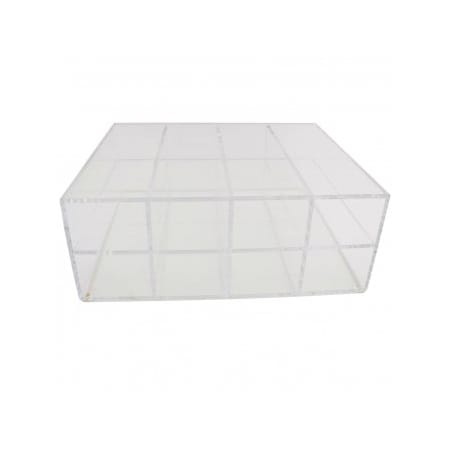 Tuckmar Acrylic Organizer for Micro-Tube Racks, Horizontal, 4x2, 8 Capacity 145724